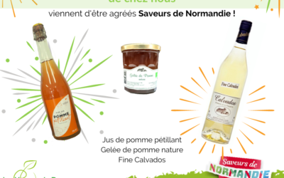 3 additional products approved by Flavors of Normandy!
